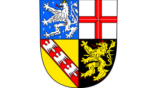 Wappen des Saarlandes. Wappen des Saarlandes.